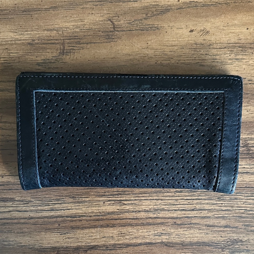 Jimmy Choo Vintage Black Wallet with Gold Hardware - Picture 3 of 7